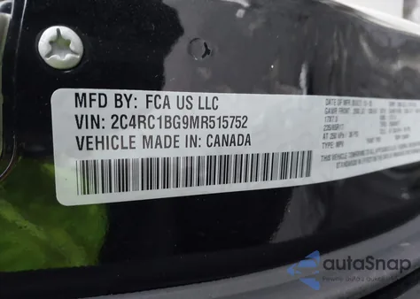2021 Chrysler Pacifica Touring L from USA, damaged, VIN 2C4RC1BG9MR515752